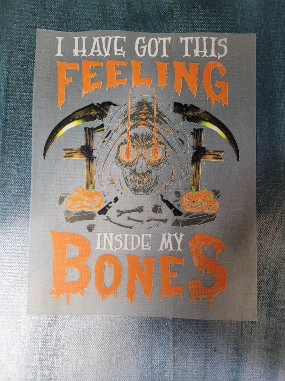 Halloween DTF Transfer Ready To Press 8×8